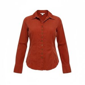 Retro Button-Up Women's Top